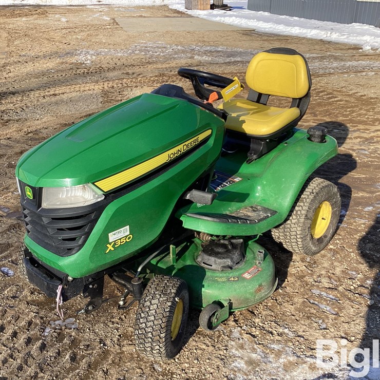 2022 JOHN DEERE X350