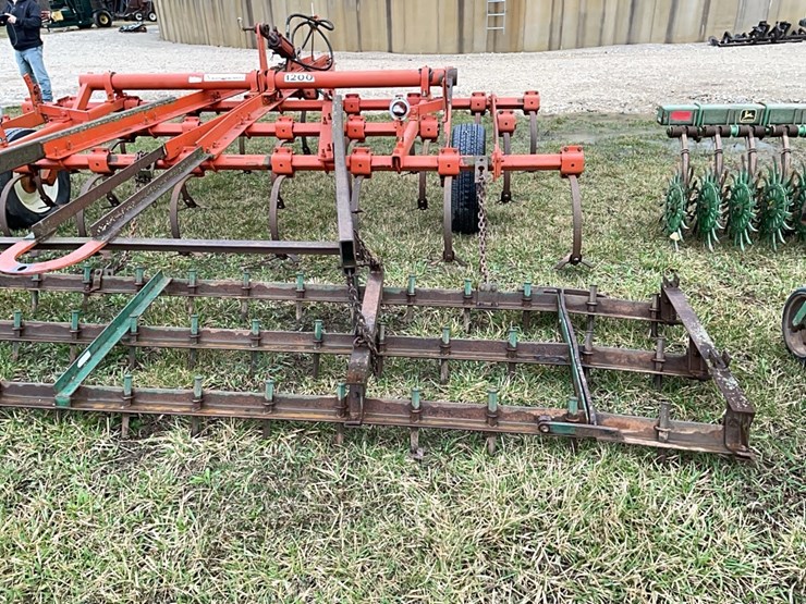 tag-#220,-12.5'-ac-1200-field-cultivator-w/3-bar-harrow-image-7