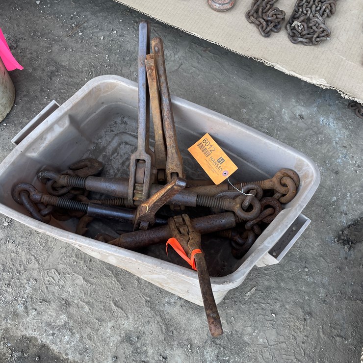 #6012 • Tote of Crank Chain Binders