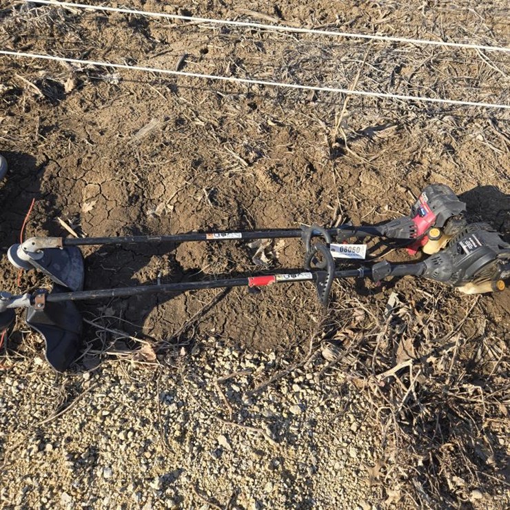 #8060 • (2) 4 CYCLE WEED TRIMMERS