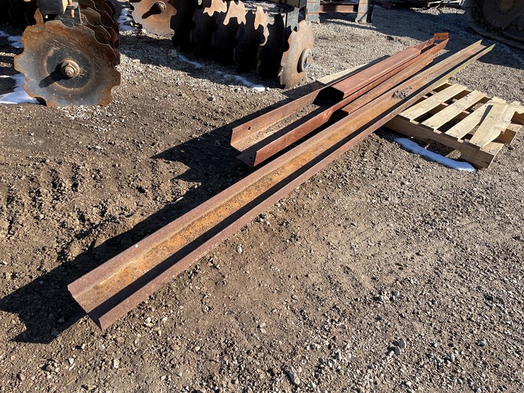 #6078-•-pallet-of-assorted-steel-beams-image-5