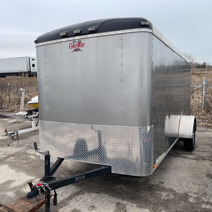 #1432 • 2013 Forest River 14' Enclosed Trailer (Has Certificate of Origin)