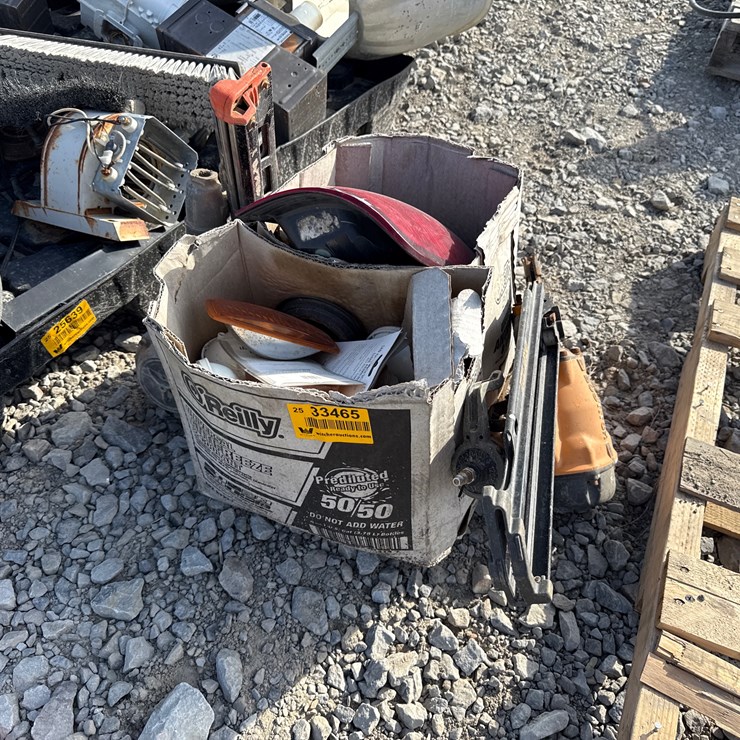 #33465 • Lot of Tail Lights & (2) Air Nailers INV# 33465