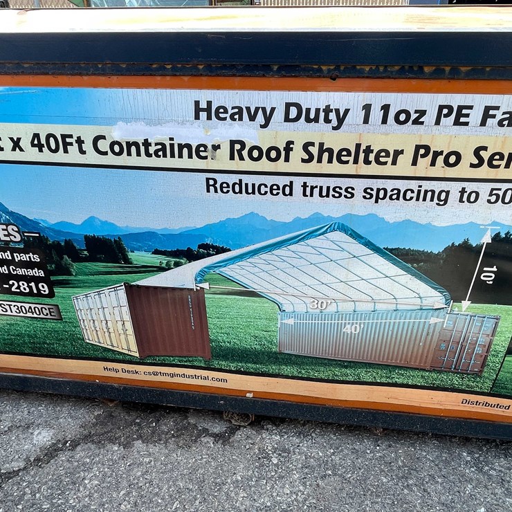 #1448 • 30' x 40' Container Roof Shelter (O9)
