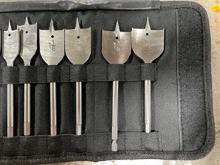 #2322-•-new-13-piece-spade-drill-bit-set-(cw)-image-4