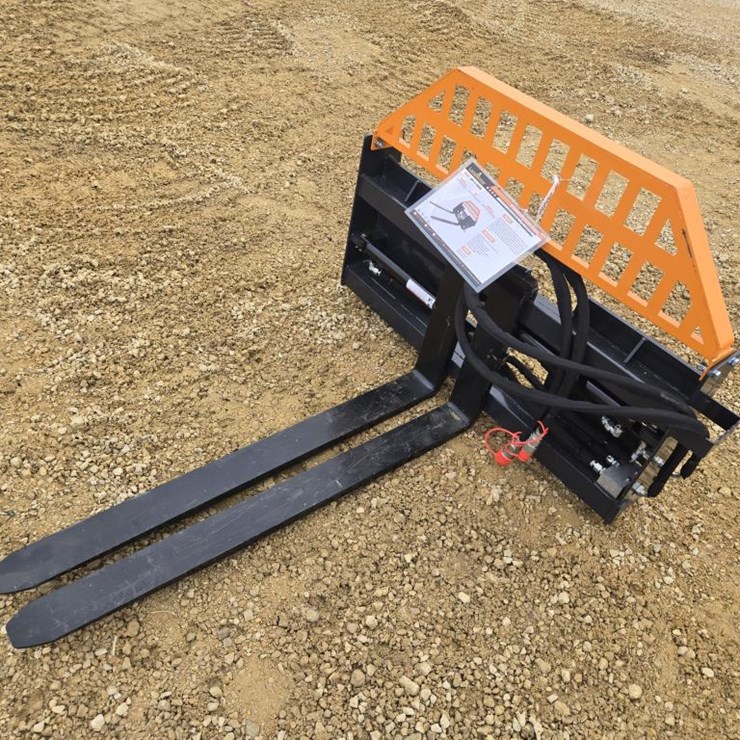 #8097 • NEW LANDHONOR 48" SKID STEER PALLET FORKS