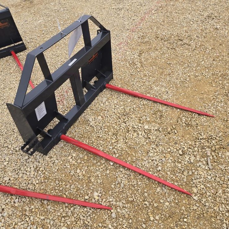 #8085 • NEW LANDHONOR SKID STEER BALE SPEAR