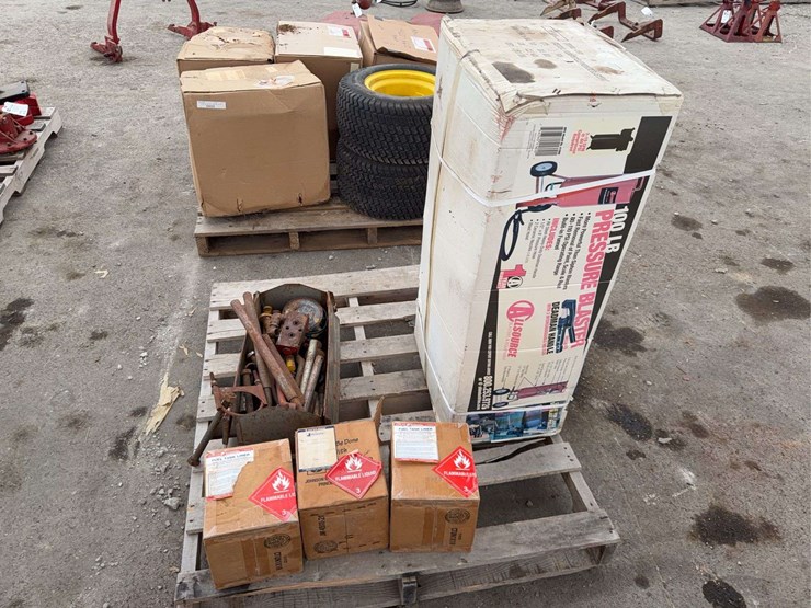 mixed-lot:-100lb-pressure-blaster,-fuel-tank-liner-&-metal-parts-image-3