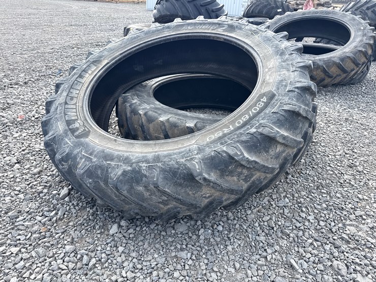 #39792-•-lot-of-(2)-480/80-50-tractor-tires-image-1