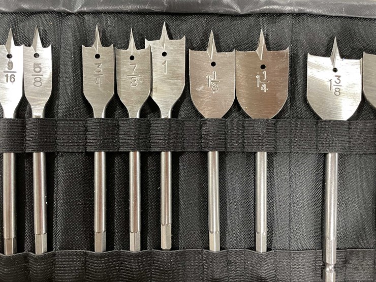 #2322-•-new-13-piece-spade-drill-bit-set-(cw)-image-3