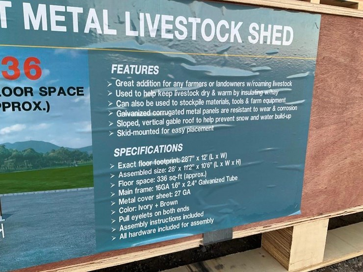 #4076-•-new-12'-x-28-metal-livestock-shelter-image-2