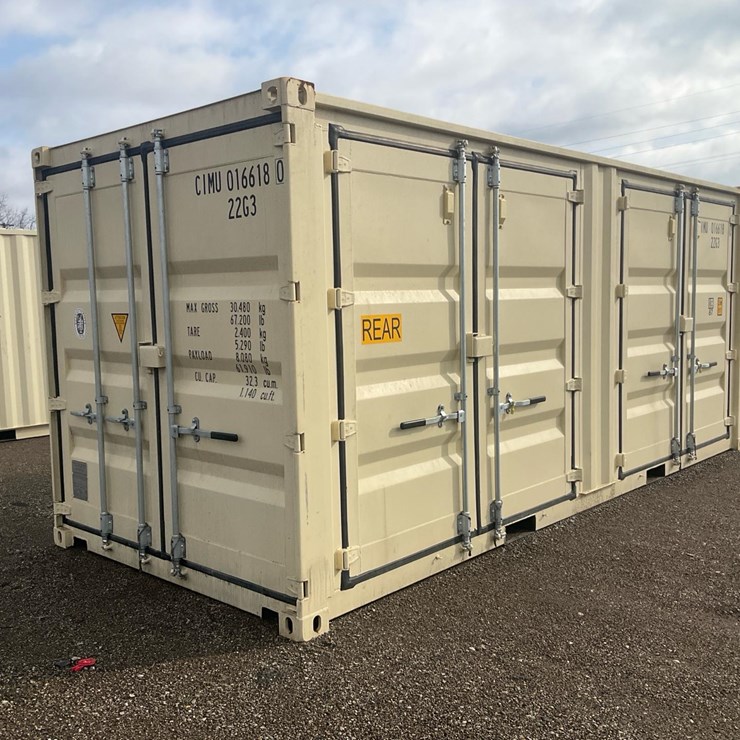 #4020 • One Trip 20' Multi-Door Shipping Container