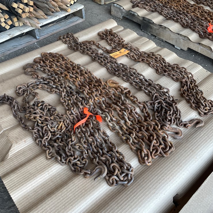 #6010 • Pallet of Various Size Chain