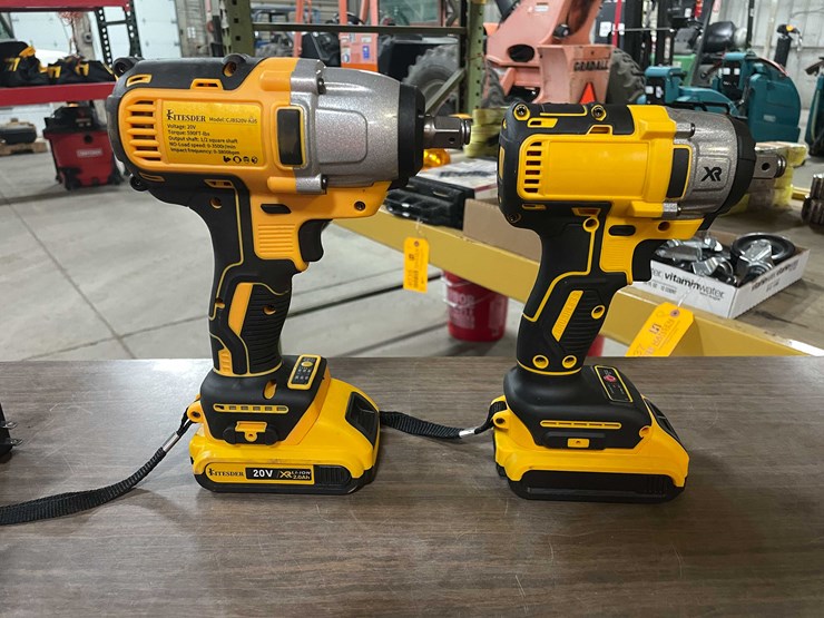 #2293-•-(2)-20-volt,-1/2"-cordless-impacts-with-batteries-(pr11)-image-2