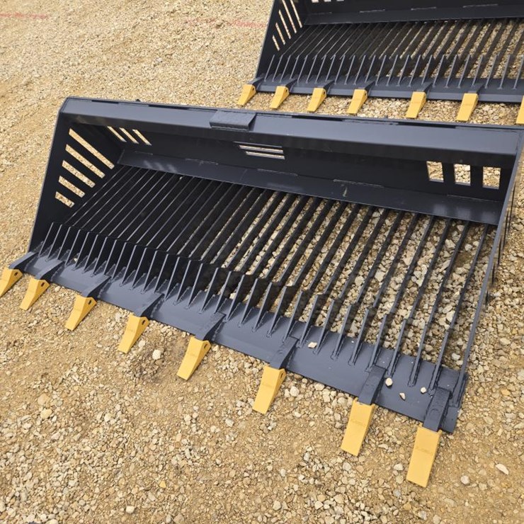 #8080 • NEW SKID STEER 78" ROCK BUCKET