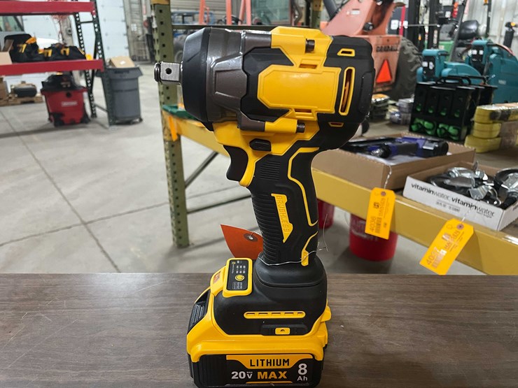 #2297-•-dewalt-compatible-20-volt-1/2"-cordless-impact-with-8ah-battery-(pr11)-image-1