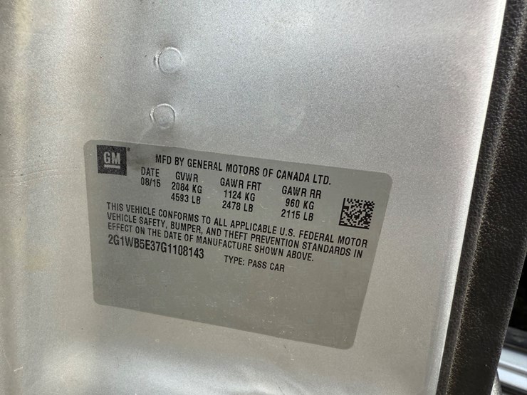 #36257-•-inop-2016-chevrolet-impala-sedan-2g1wb5e37g1108143-inv#-36257-image-21