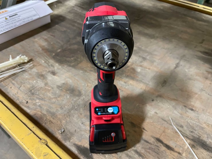 #2306-•-milwaukee-compatible-18-volt-cordless-1/2"-impact-and-8ah-battery-(pr11)-image-2