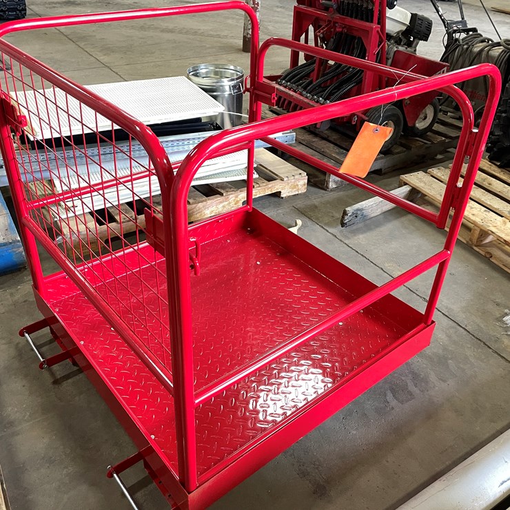 #2287 • Forklift Platform Basket With Fork Pockets (WallE)