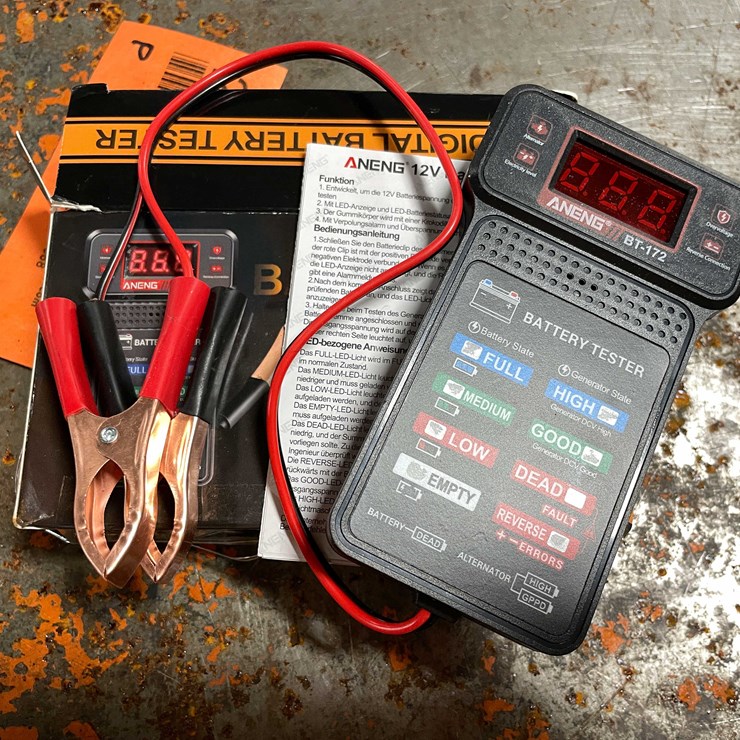 #2325 • New Handheld Battery Tester (CW)