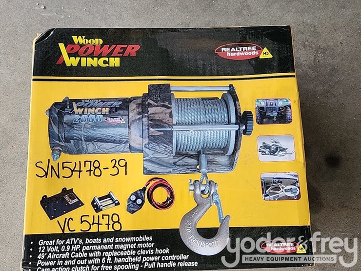 unused-2000#-atv-wood-power-winch-(camo)-image-1