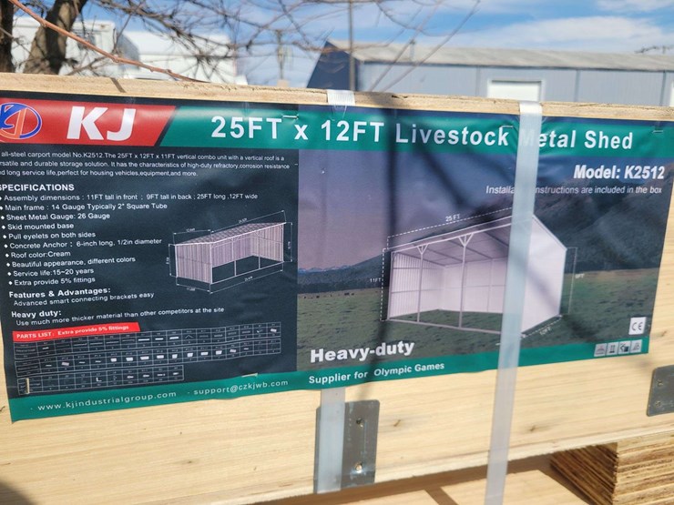 (1)-kj-25ft-x-12ft-livestock-metal-shed-model:-k2512-image-1