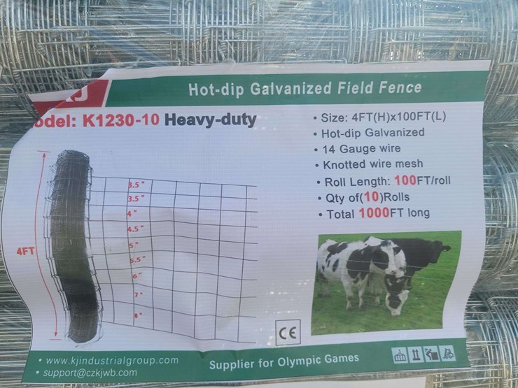 (10)-4ft-x-100ft-rolls-hot-dip-galvanized-field-fence-model:-k1230-10-image-2