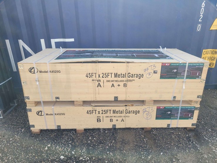 (1)-kj-double-garage-steel-barn-shed-model:-k4525g-image-2