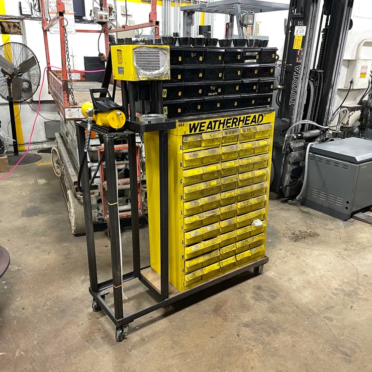 #6002 • Weatherbrand Coll-O-Crimp Press Station (Shawano, WI)