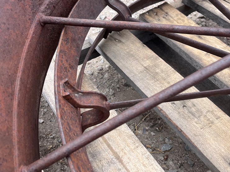 #2000-•-2-small-antique-steel-wheels-image-2