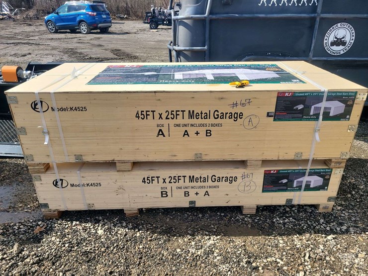 (1)-kj-double-garage-steel-barn-shed-model:-k4525-image-2