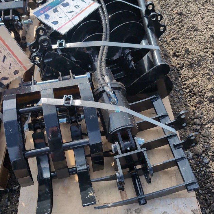 9 Piece CFG Industry MINI Excavator Attachments SET A - (12EX-ATA)