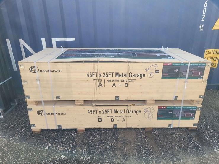 (1)-kj-double-garage-steel-barn-shed-model:-k4525g-image-1