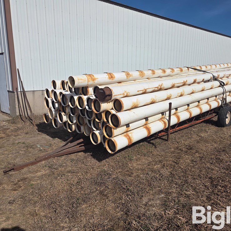Gated PVC Irrigation Pipe W/Trailer