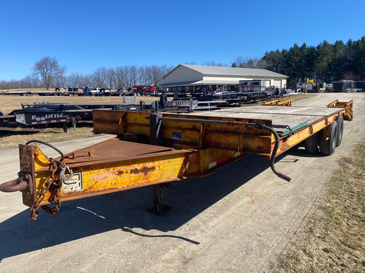 #1270-•-1996-cz-deck-over-pintle-equipment-trailer-(has-wi-title)-(helenville,-wi)-image-1
