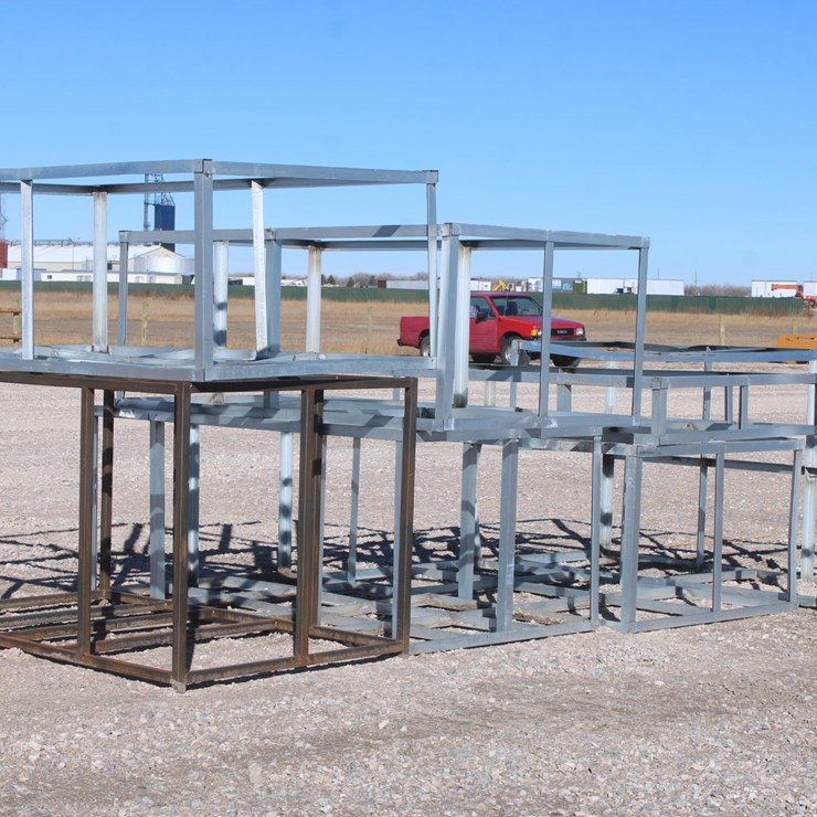 #2057 • Several Steel Shipping Crates