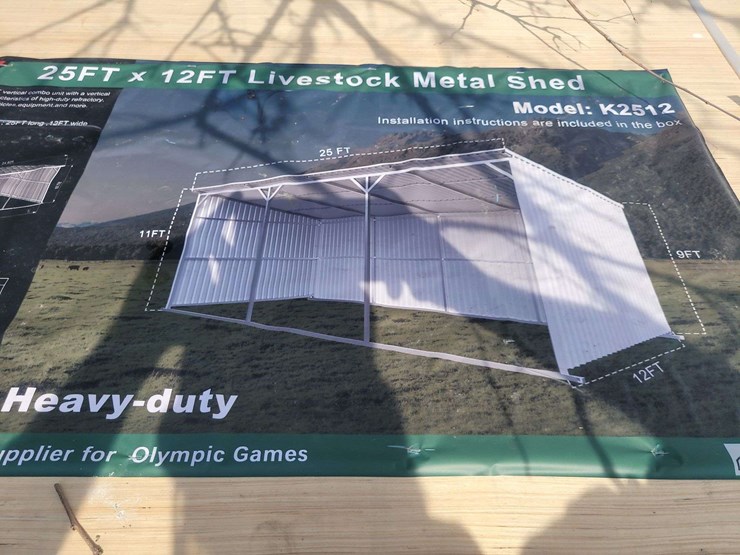 (1)-kj-25ft-x-12ft-livestock-metal-shed-model:-k2512-image-3