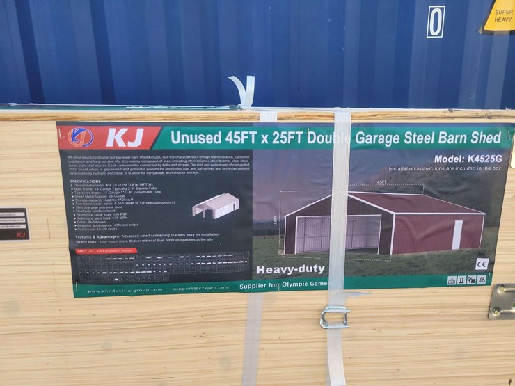(1)-kj-double-garage-steel-barn-shed-model:-k4525g-image-3