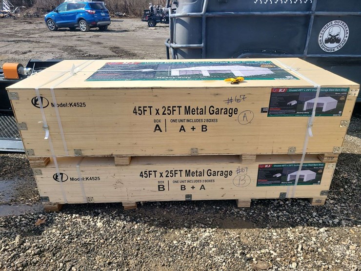 (1)-kj-double-garage-steel-barn-shed-model:-k4525-image-1