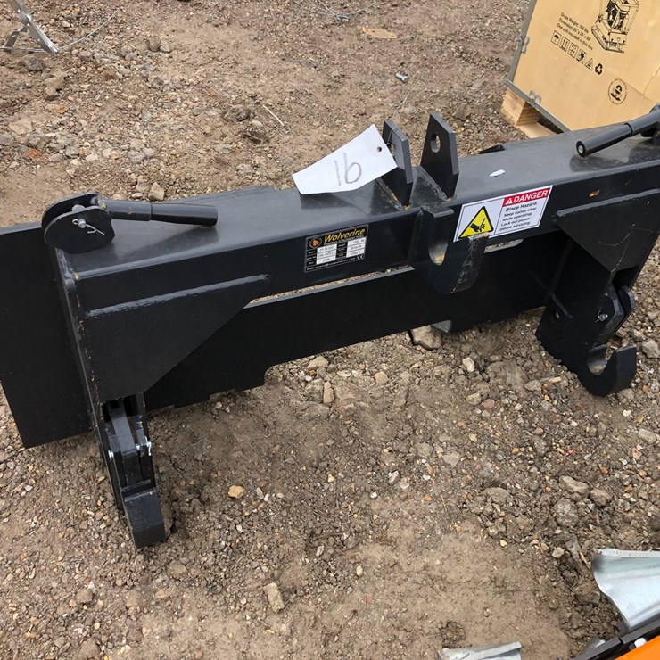 #91 • SKID STEER - 3 PT QUICK HITCH ADAPTOR