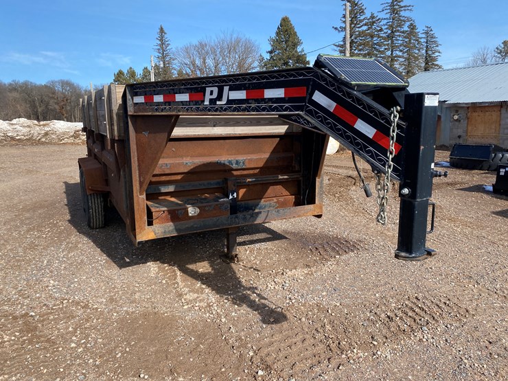 #1116-•-2011-pj-14'-gooseneck-dump-trailer-(has-wi-title)-(colfax,-wi)-image-3