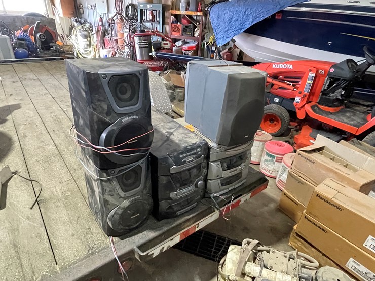 #7217-•-(2)-bookshelf-stereo-systems-image-1