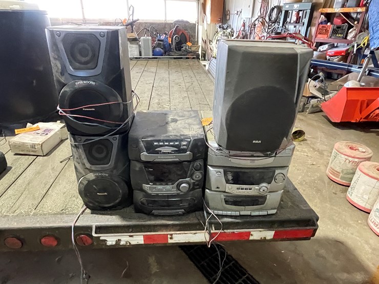 #7217-•-(2)-bookshelf-stereo-systems-image-2