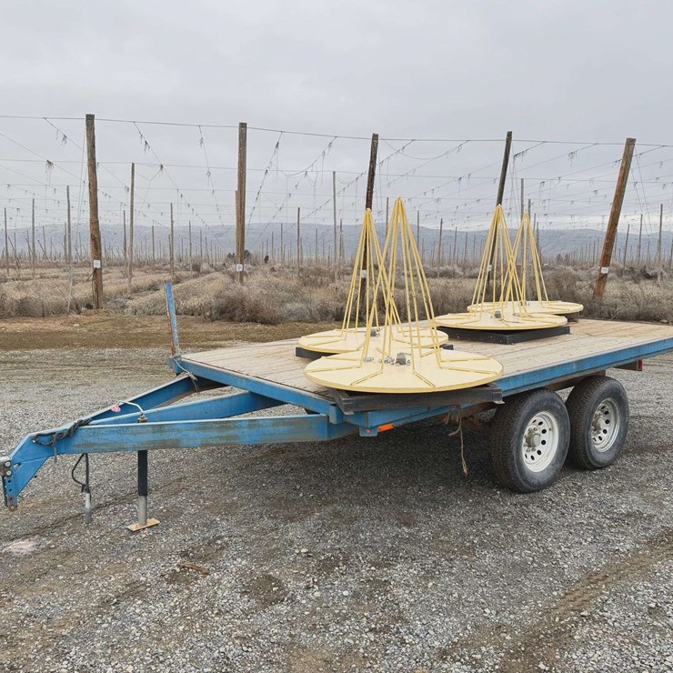 Home Made Deck-Over Farm Trailer