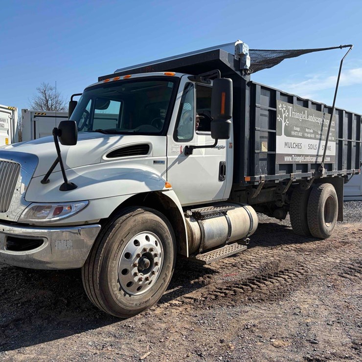 2012 International DuraStar Single Axle Contractors Dump