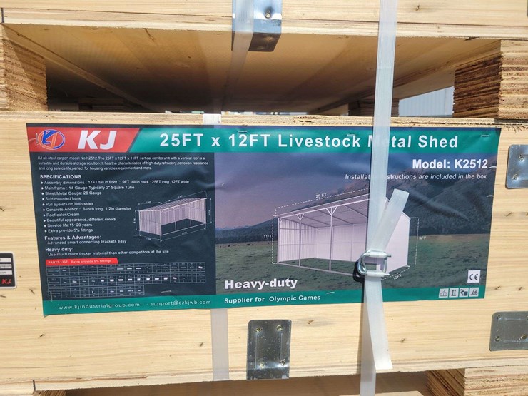 (1)-kj-25ft-x-12ft-livestock-metal-shed-model:-k2512-image-1