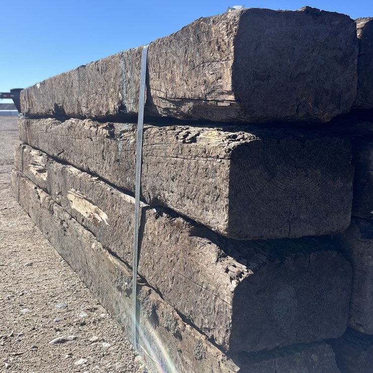 #2006 • Rail Road Ties 7" x 9" x 8.5ft (Bundle Of 16) #2 Quality