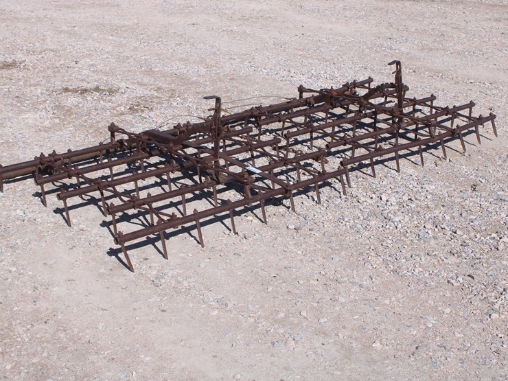 #2052-•-two-5ft-sections-of-spike-harrows-with-evener-image-1