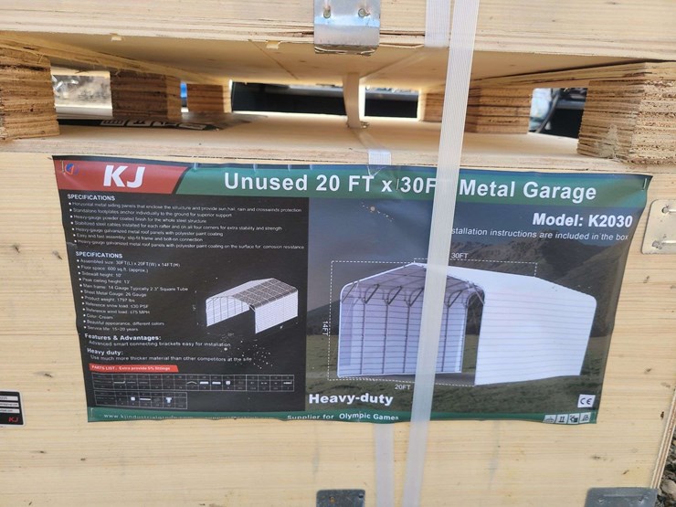 (1)-kj-20ft-x-30ft-metal-garage-model:-k2030-image-2