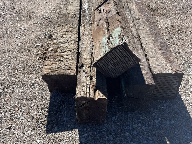 #2020-•-rail-road-ties-7"-x-9"-x-8.5ft-(bundle-of-5)-#2-quality-image-1